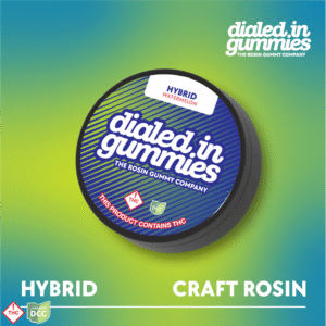 100mg watermelon rosin gummies (10pk dialed in gummies