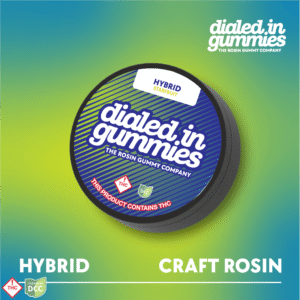 100mg starfruit rosin gummies (10pk) dialed in gummies