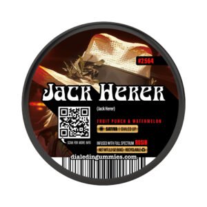 100mg jack herer #2564 rosin gummies (10pk dialed in gummies
